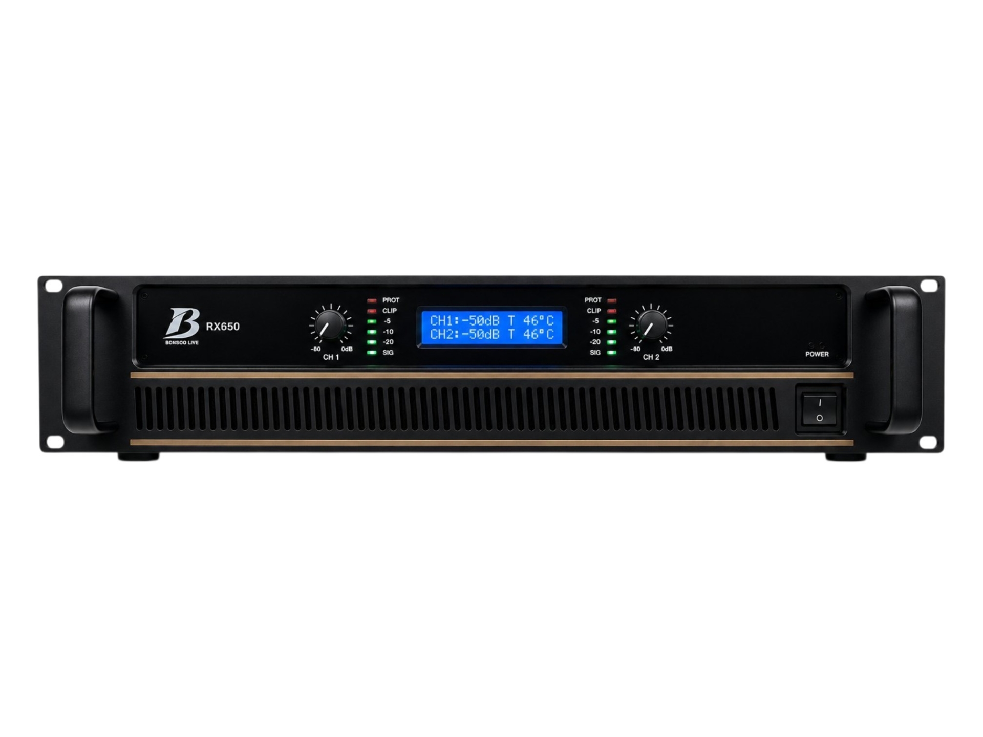 Cục đẩy công suất 2 kênh BONGO LIVE RX650